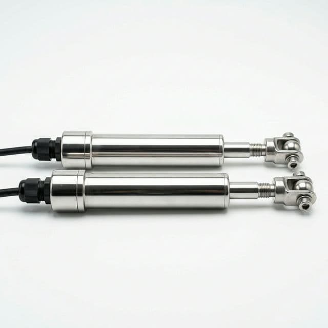 Marine-grade hatch actuator pair